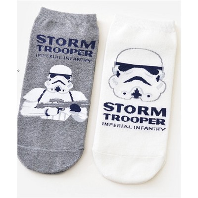 Короткие носки "Star Wars" Клон Серые
