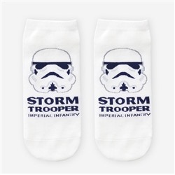 Короткие носки "Star Wars" Клон Белые