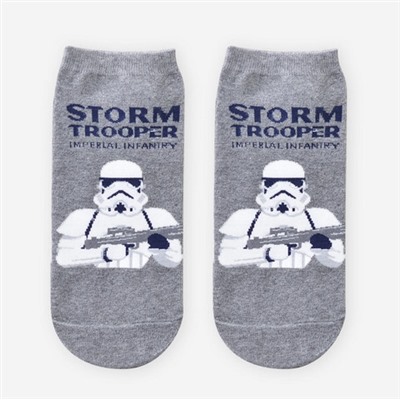 Короткие носки "Star Wars" Клон Серые