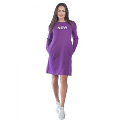 Туника женская с длинным рукавом "NEW" КТ1344П15 фиолетовая